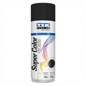 TINTA SPRAY PRETO FO USO GERAL 350ML TEKBOND