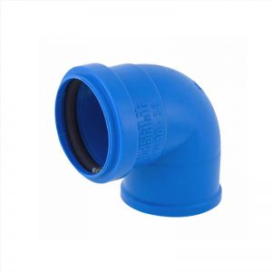 JOELHO 90 C/ANEL AZUL DN40X38 PLASTILIT 0004