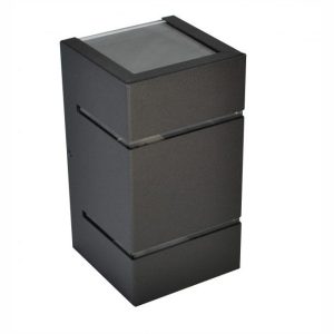 ARANDELA ACO 8X8X15CM PRETO RIOPRELUS 6203-206/8