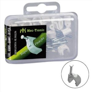 FIXA CABO C/PREGO 6MM C/20UN MECTRONIC 93006