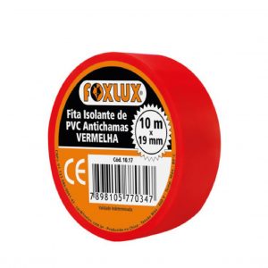 FITA ISOLANTE 19X10 VERMELHA FOXLUX 1017