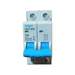 DISJUNTOR ELGIN DIN BIPOLAR 2X63A 2063