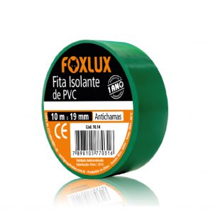 FITA ISOLANTE 19X10 VERDE FOXLUX 1014
