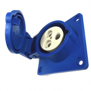 TOMADA IND PAINEL 2P+T 32A 6H 250V AZ E3246