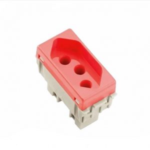 MODULO TOMADA 2P+T 20A VERMEL LIZ TRAMONTINA 57115/039