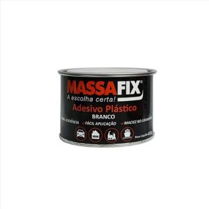 MASSA PLASTICA BRANCA 400G MASSAFIX