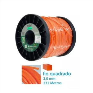 FIO GRAMA 3MM QUADR LARANJ EKIL CAR 2KG 232MT