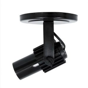 SPOT SIMPLES  ALETADO 1XE27  PRETO OPL 3258