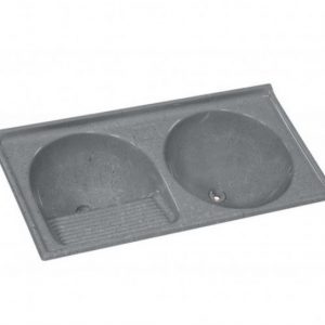 TANQUE SINT DUPLO 110X55 CINZA AJ RORATO