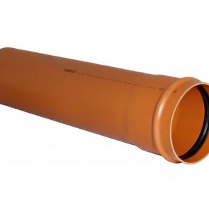 TUBO COLETOR ESGOTO OCRE 100MM PLASTILIT