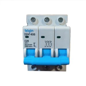 DISJUNTOR ELGIN DIN TRIPOLAR 3X25A 3025