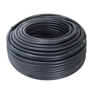 MANGUEIRA PRETA 100M 1/2X1.5 PORTO PLAST/JF P.11