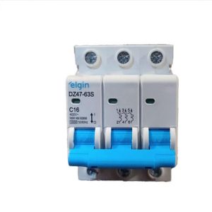DISJUNTOR ELGIN DIN TRIPOLAR 3X16A 3016