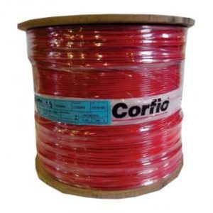 BOBINA CABO FLEX 750V VERMELHO 2.50MM C/900MT
