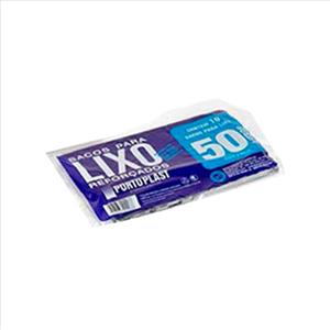 SACO DE LIXO 50L PCT/10UN PORTO PLAST