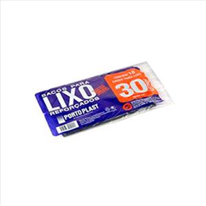 SACO DE LIXO 30L PCT/10UN PORTO PLAST