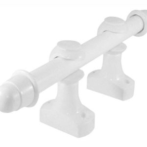 KIT VARAO CORTINA 1.5M 19MM BRANCO  RV