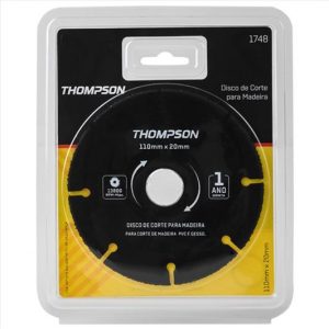 DISCO DE CORTE P/ MAD 110MM TUNGSTENIO - THOMPSON 1748