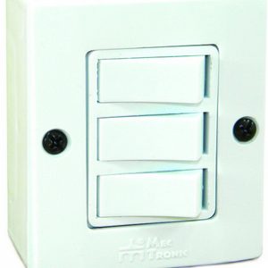 SISTEMA X 3 TECLAS SIMPLES BCO MECTRONI 61006