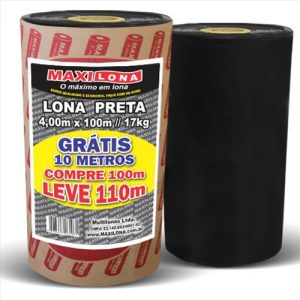 LONA PRETA 4X100 17KG MAXILONA 42MIC