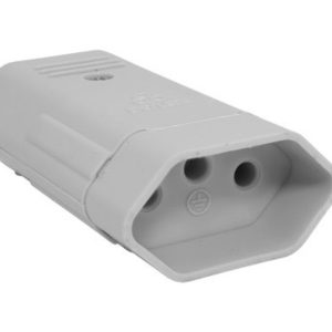 PLUGUE FEMEA 2P+T 10A BR MECTRONIC 39174