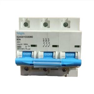 DISJUNTOR ELGIN DIN TRIPOLAR 3X80A 3080