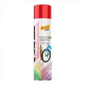 TINTA SPRAY METALICA VERMELHO 400ML/240G MUNDIAL