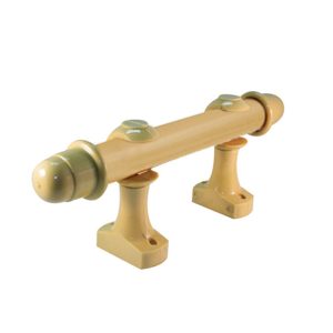 KIT VARAO CORTINA 3M 19MM MARFIM RV