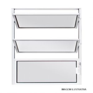 BASCULANTE ALUM BRANCO 60X60 S/GDE HB P4840