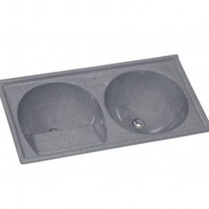 TANQUE SINT DUPLO 100X51 CINZA AJ RORATO