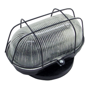 LUMINARIA TARTARUGA C/GRADE FERRO PRETA