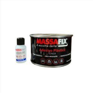 MASSA PLASTICA CINZA 400G MASSAFIX