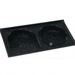 TANQUE SINT DUPLO 110X55 PRETO AJ RORATO