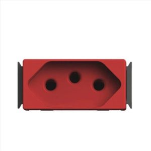 MODULO TOMADA 2P+T 20A VERMEL ARIA 57217/033