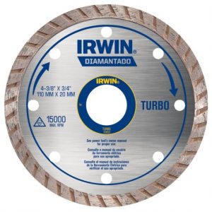 DISCO DIAMANT TURBO 4.1/2 IRWIN IW13893