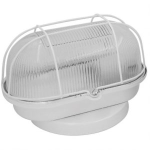 LUMINARIA TARTARUGA C/GRADE FERRO BRANCA