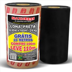 LONA PRETA 4X100 24KG MAXILONA 60MIC