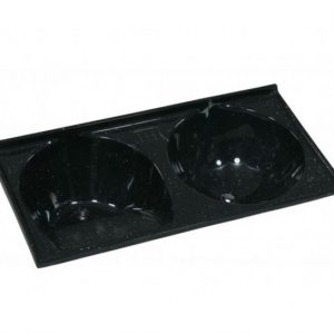 TANQUE SINT DUPLO 124X62 PRETO AJ RORATO