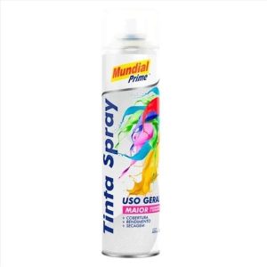 TINTA SPRAY USO GERAL VERNIZ BR 400ML/240G MUNDIAL