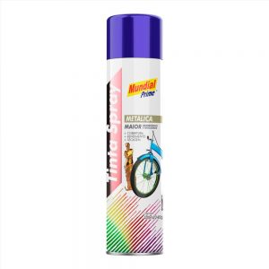TINTA SPRAY METALICA AZUL 400ML/240G MUNDIAL