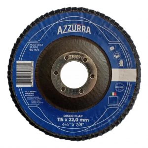 DISCO FLAP P40 7" AZZURRA