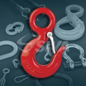 GANCHO OLHAL C/TRAVA 500KG 1/4 SIVA