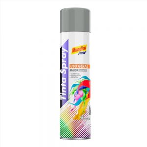 TINTA SPRAY USO GERAL CINZA MEDIO 400ML/240G MUNDIAL